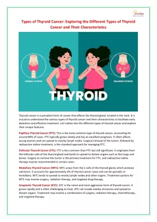 Understanding Thyroid Cancer: Types and Characteristics