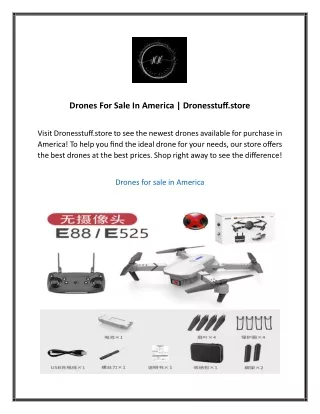 Drones For Sale In America  Dronesstuff.store  2