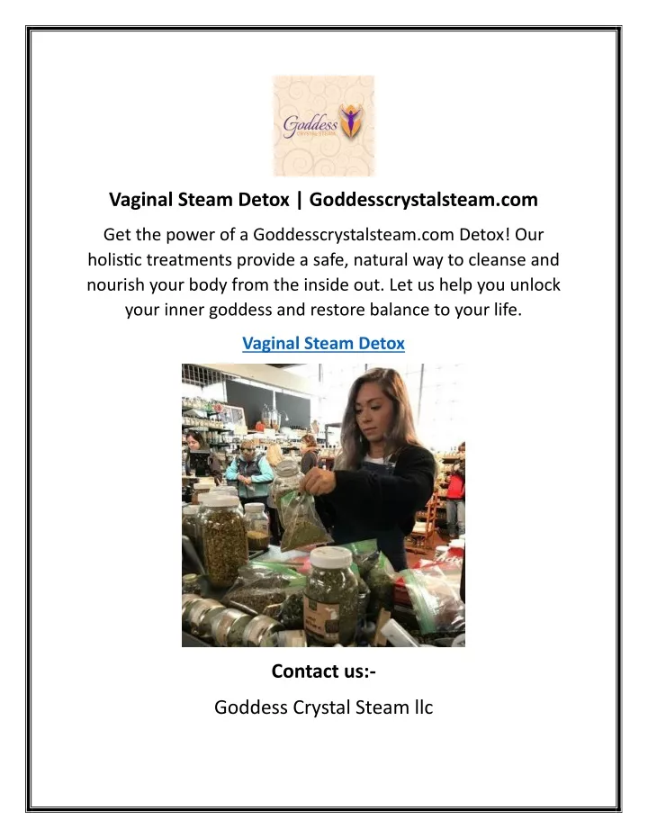 vaginal steam detox goddesscrystalsteam com