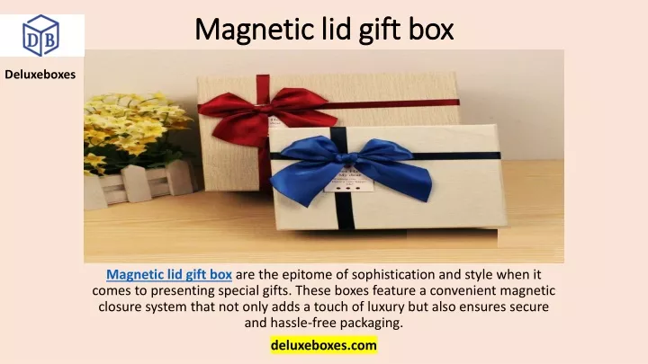 magnetic lid gift box