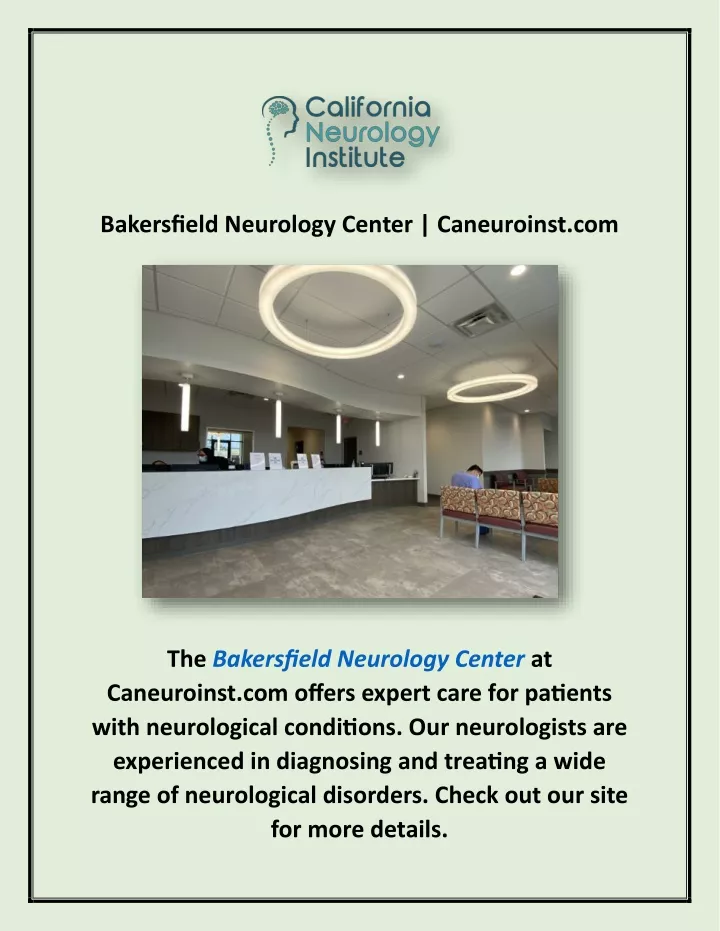 bakersfield neurology center caneuroinst com