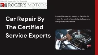 car repair by the certified service experts