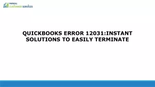 quickbooks error 12031 instant solutions