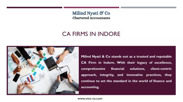 PPT - CA Firms In Indore - MILIND NYATI & CO PowerPoint Presentation ...