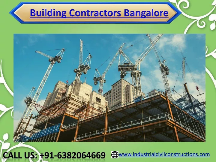 building contractors bangalore