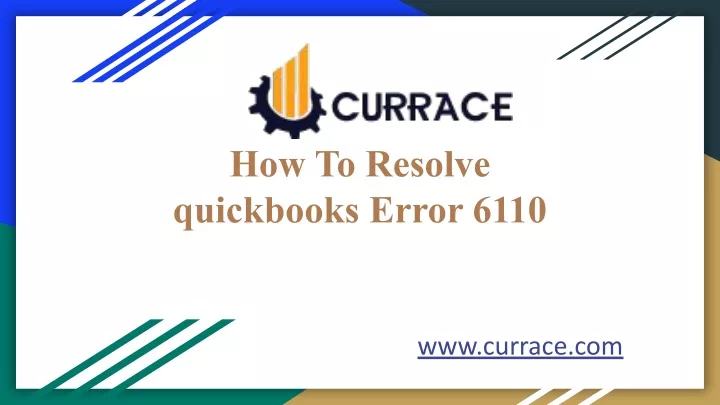 how to resolve quickbooks error 6110