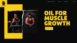 Get The Best Oil For Muscle Growth | Blackshark Posing Oil