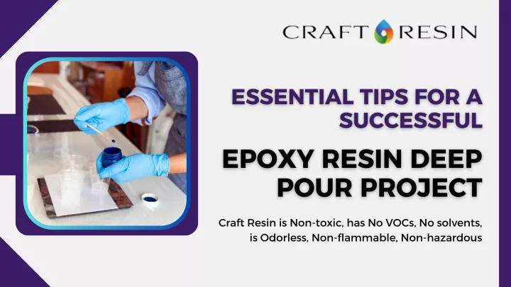 craft resin is non toxic has no vocs no solvents