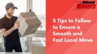 5 tips to follow to ensure a smooth and fast