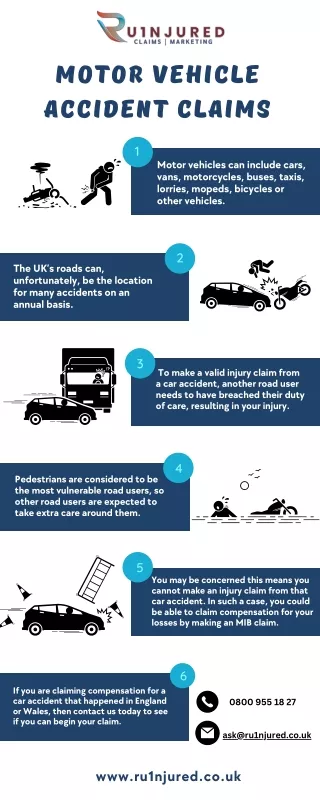 Motor Vehicle Accident Claims  or Motorbike Accident Injury Claim