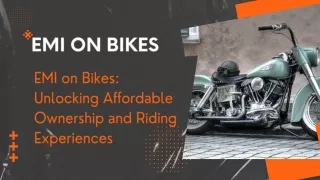 emi on bikes