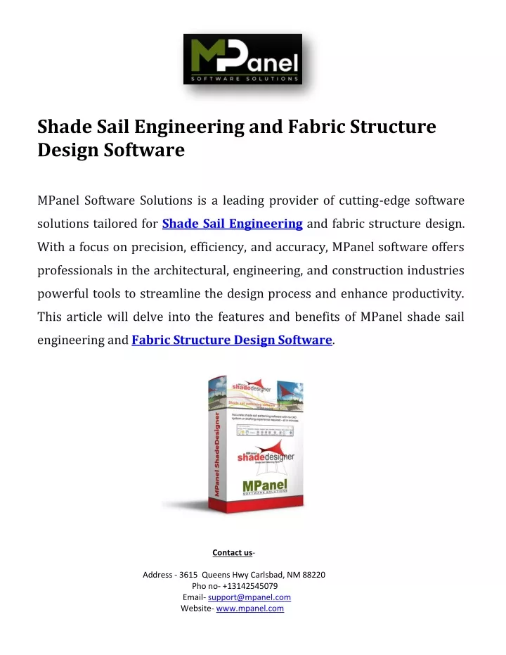 shade sail engineering and fabric structure