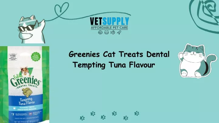 greenies cat treats dental tempting tuna flavour