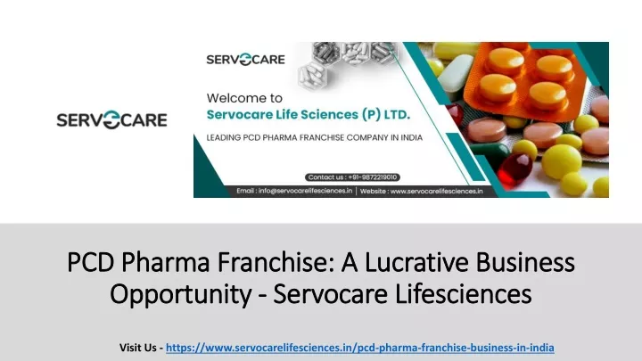 pcd pharma franchise a lucrative business opportunity servocare lifesciences