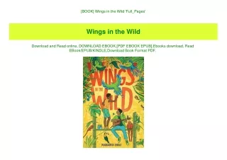 [BOOK] Wings in the Wild 'Full_Pages'