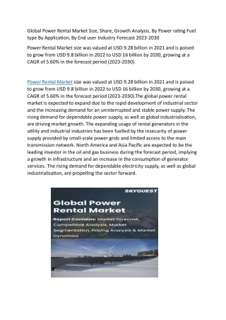 global power rental market size share growth