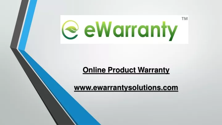 o nline product warra nty www ewarrantysolutions