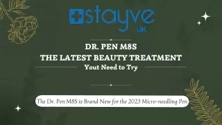 Take Micro-Needling to The Next Level with The Dr. Pen M8S!