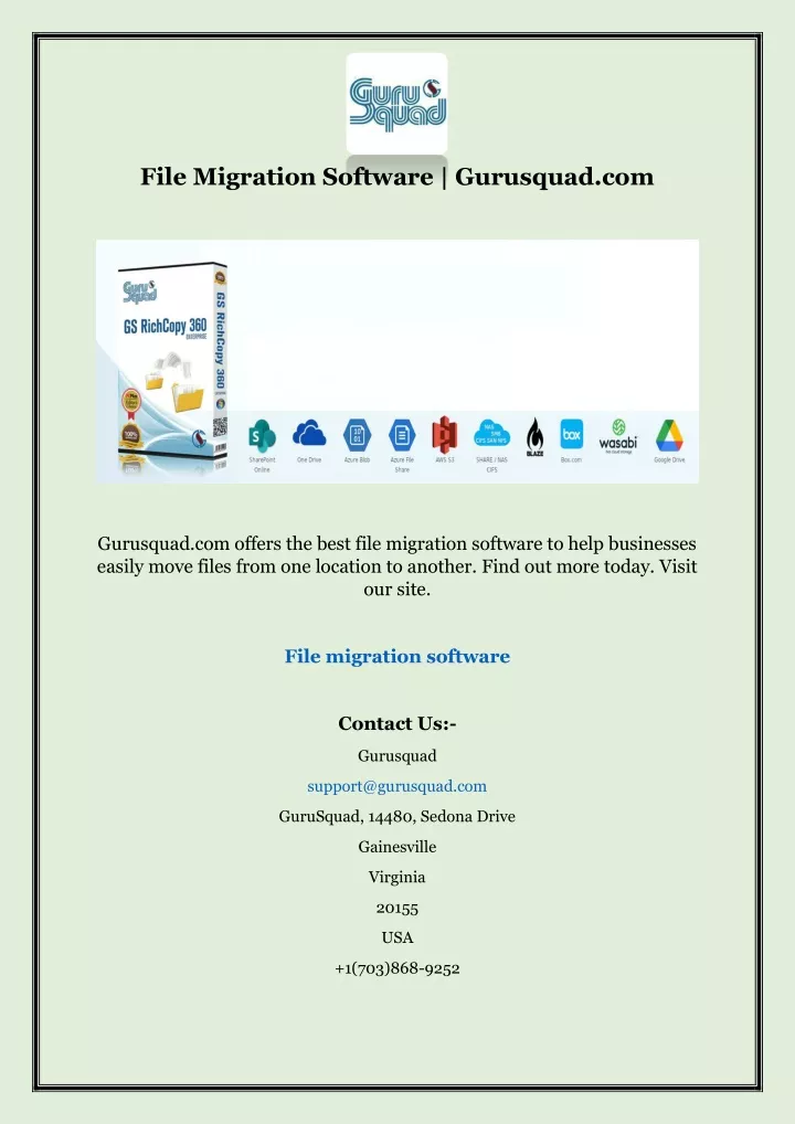 file migration software gurusquad com