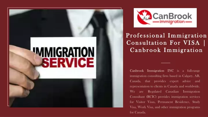 professional immigration consultation for visa canbrook immigration