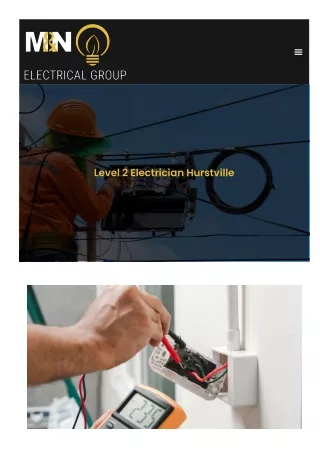 Level 2 Electrician Hurstville