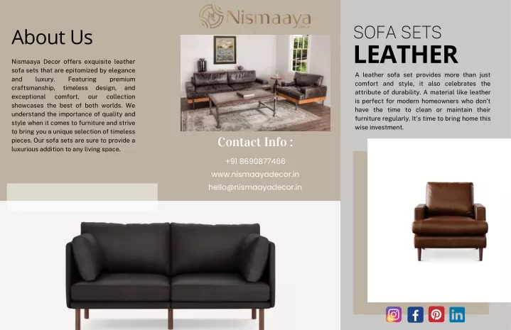 sofa sets leather a leather sofa set provides