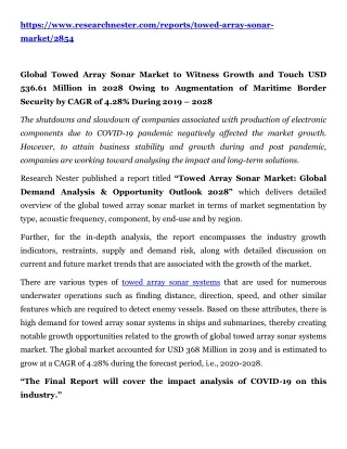 https www researchnester com reports towed array