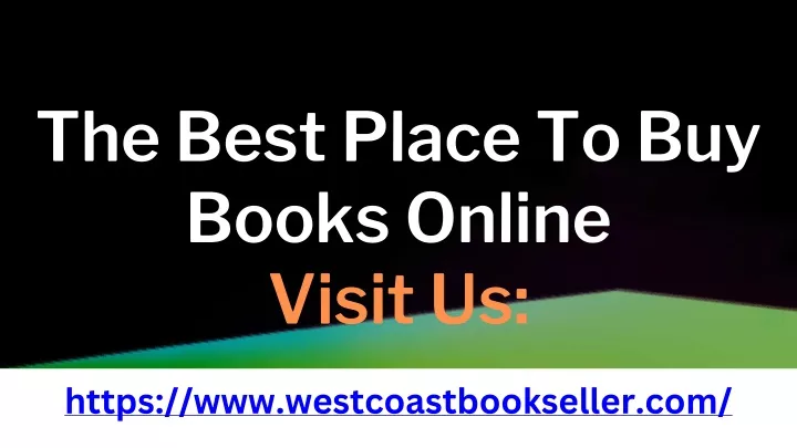 the best place to buy books online visit us