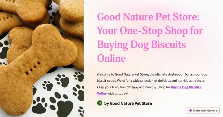 good nature pet store your one stop shop