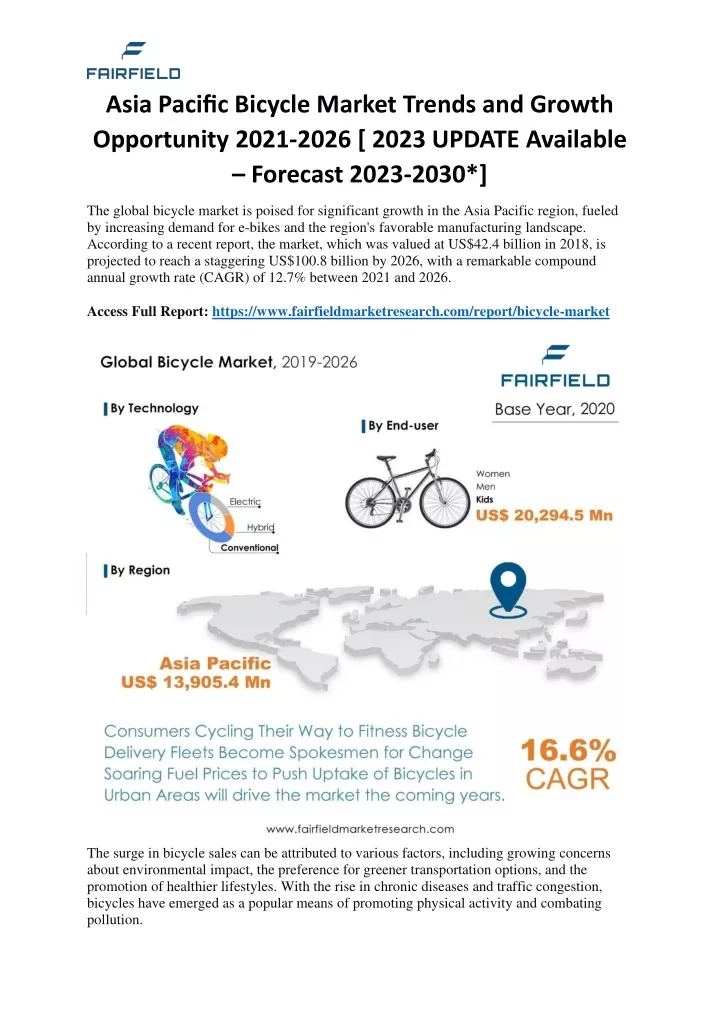 asia pacific bicycle market trends and growth