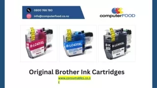 Original Brother Ink Cartridges - Consumables