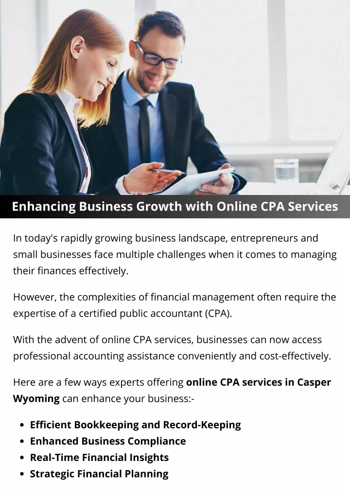 enhancing business growth with online cpa services