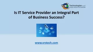 is it service provider an integral part of business success