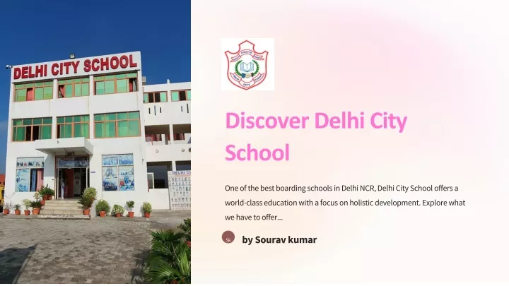 discover delhi city school