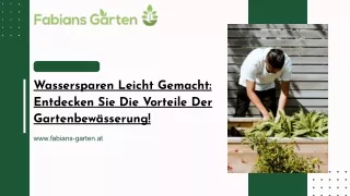 Garten Bewässerungssystem