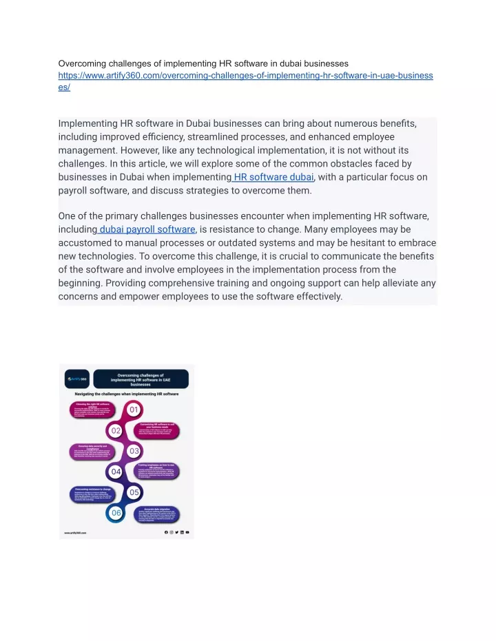 overcoming challenges of implementing hr software