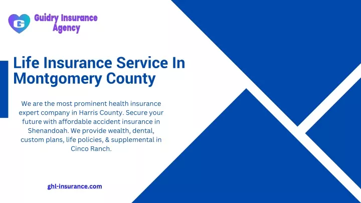 life insurance service in montgomery county