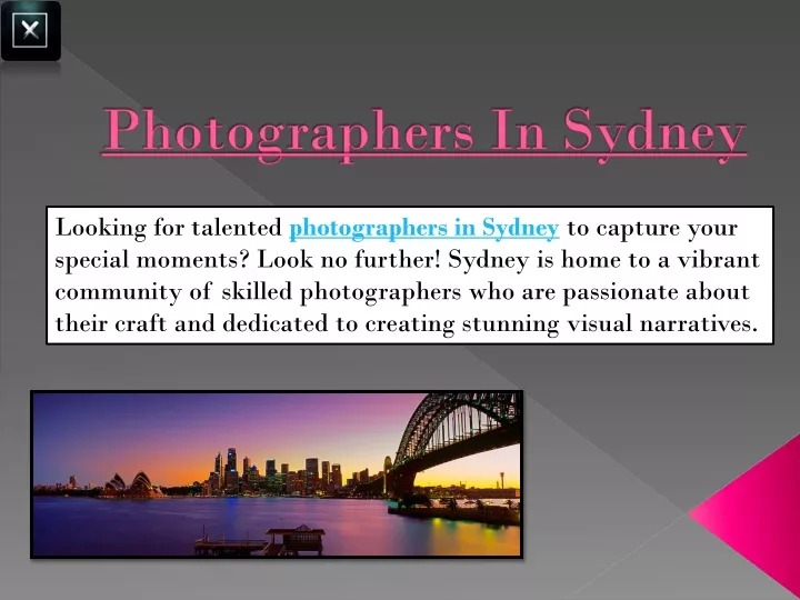 photographers i n sydney