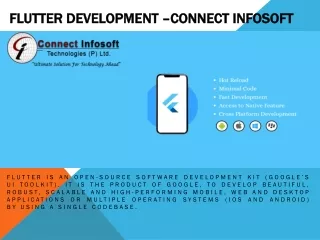 Flutter Development –Connect Infosoft