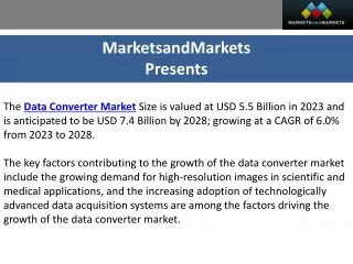 Driving Factors and Market Challenges in the Data Converter Market