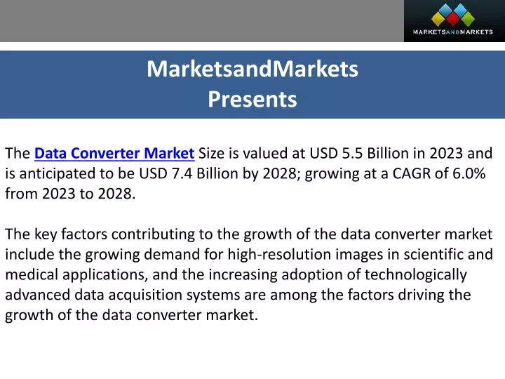 marketsandmarkets presents