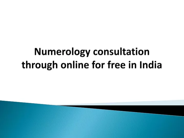numerology consultation through online for free in india