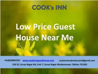 low price guest house near me