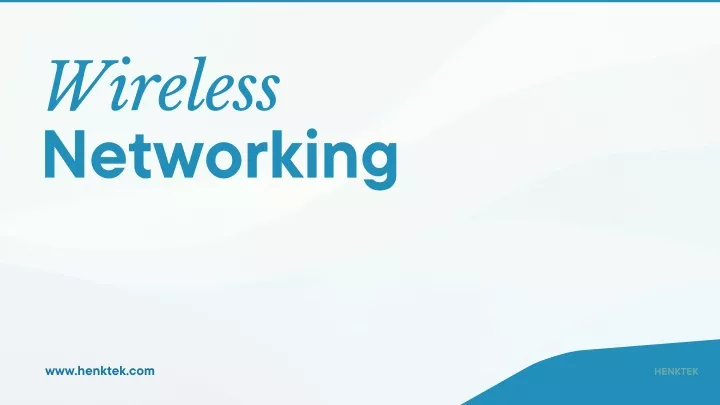 wireless networking