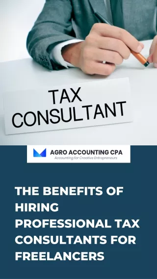 The Benefits of Hiring Professional Tax Consultants for Freelancers