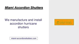 miami accordion shutters