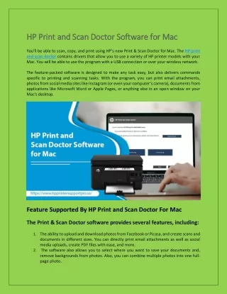 HP Print and Scan Doctor MAC
