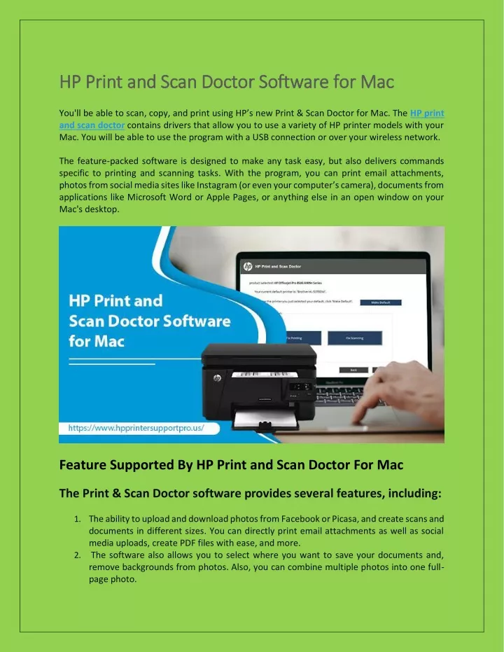 hp print and scan doctor software