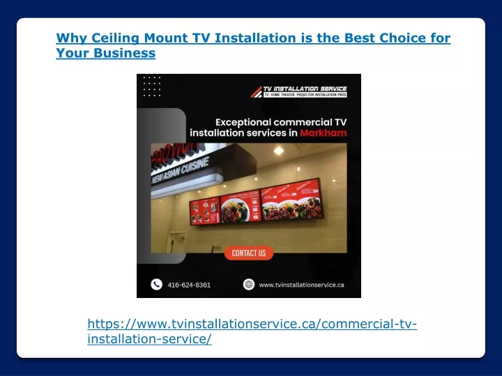 why ceiling mount tv installation is the best