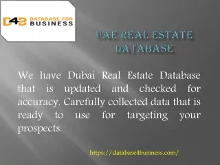 Dubai investors database